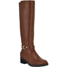 Tommy Hilfiger Women Boots Tommy Hilfiger Women's Iyla High Shaft Riding Boots Dark Natural (9.5M)