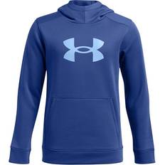 Blue Tops Kids' Under Armour Fleece Big Logo Hoodie Blue