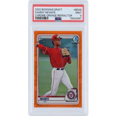 Mobile Cases Sports Fan Products Bowman Sammy Infante Washington Nationals 2020 Draft Orange Refractor #BD-48 #24/25 PSA Authenticated Card