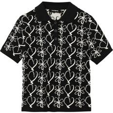 Desigual Polo's Desigual Gebreide Polo M - Noir