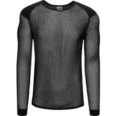 Unisex Wool Thermo Shirt with Inlay Black