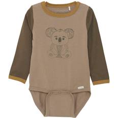 M Bodys Minymo Baby body Taupe Gray