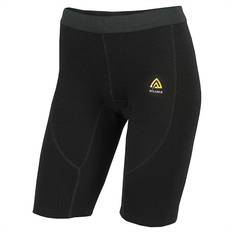 Aclima Nainen Housut & Shortsit Aclima Warmwool Long Shorts - Jet Black