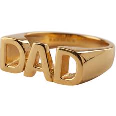 Maria Black Dad Ring Goldplated Silver