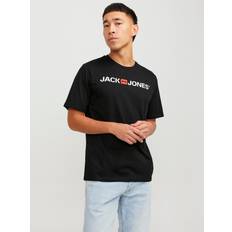 Jack & Jones Uomo Magliette Jack & Jones JJECORP LOGO Tee Nero