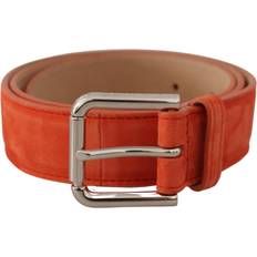 Orange Belts Dolce & Gabbana Oransje Semsket Belte med Logospenne Orange ONE