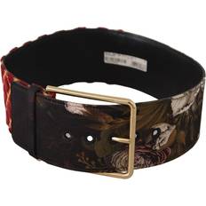 Multicoloured Belts Dolce & Gabbana Floral Print Belt WMB257 Multicolor