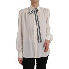One Size Blusar Dolce & Gabbana Button-Down Polo Top Off White
