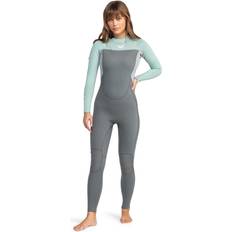 Dam Våtdräkter Roxy Womens Prologue 4/3mm Back Zip Wetsuit Ice Gree