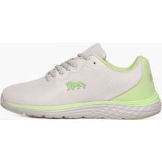 Lonsdale Stamford Womens Trainers, In Light Grey White Apple