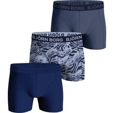 122/128 Barnkläder Björn Borg Kid's Core Boxer 3-pack - Blue Print (10003410_MP004)