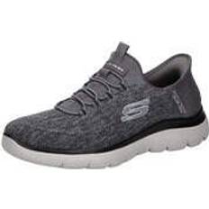 Grijs - Man Wandelschoenen Skechers Slip-Ins Instappers - Grijs