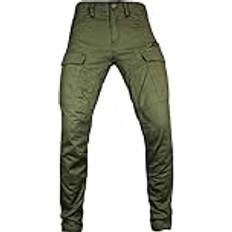 Men Motorcycle Trousers John Doe Stroker Cargo Pants - Olive Man