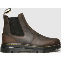 Homme Bottes Chelsea Dr. Martens Embury Crazy Horse Mens Brown Boots