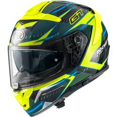 Premier Devil EV, integraalhelm kleur: Neon-Geel/Zwart/Blauw maat: