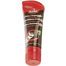 Beige Shoe Care Busse Schuhcreme KIWI Glanz & Pflegecreme mittelbraun Tube mit Schwamm