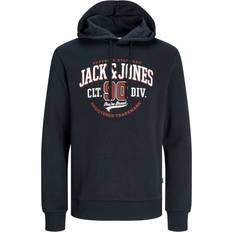 Jack and jones hoodie Jack & Jones Logo Hoodie - Blue/Dark Navy