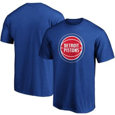 NBA T-shirts Fanatics Men's Blue Detroit Pistons Primary Team Logo T-Shirt