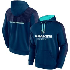 NHL Jackets & Sweaters Fanatics Men's Deep Sea Blue Seattle Kraken Make the Play Pullover Hoodie