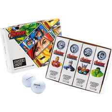 Volvik Golfbollar Volvik Powersoft Avengers Golf Balls White 1-Dozen