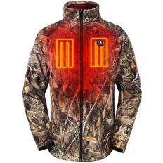 Battery Heated Jackets ActionHeat Men's 5V Battery Heated Softshell Jacket, XXL, Real Tree Camo