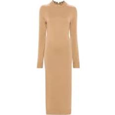 Rabanne Rabanne-Chain Knit Dress Abiti Beige-Donna