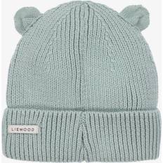 Liewood Gina Beanie Hat Knitted Cotton - Blue