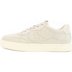 Men - Natural Trainers Calvin Klein Leather Trainers