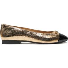 Michael Kors Damen Ballerinas Michael Kors Ballerinas Rebecca Flex Ballet 40F4RBFP1M Goldfarben