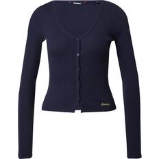 Superdry Femme Cardigans Superdry Essential Cardigan - Marine/Jaune