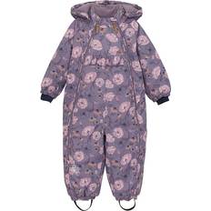 Pink Snowsuits Children's Clothing Minymo Kid's Snow Suit AOP Overall 104, blue