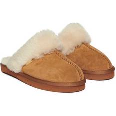 Superdry Women's Suede Mule Slippers Brown 7-8 (7-8)
