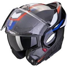 Scorpion flip up helmet exo-tech evo carbon rover motorcycle with sun visor