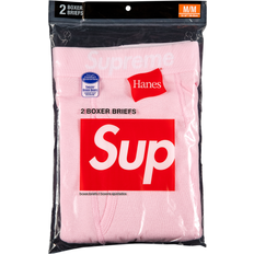 Supreme Underbukser Supreme Supreme Hanes Boxer Briefs (2 Pack) Pink