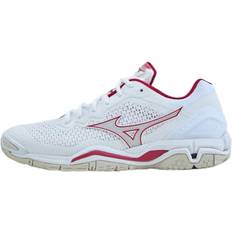 Mizuno Wave Stealth V W White White Sand Persian R, Female, Sko, Løbesko, Hvid, 36,5