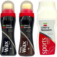 Cherry Blossom Shoe wax care ready black shoe wax brown shoe whitener 85ml 2pk