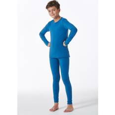 Blau Unterhosen Schiesser Hose lang unisex blau Active