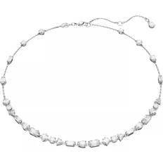 Women Necklaces Swarovski Mesmera Mixed Cut Scattered Necklace 5676989 Silver