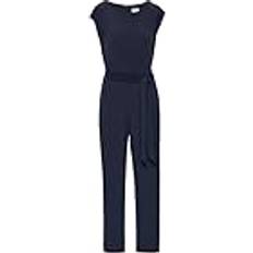 S.Oliver Damen Jumpsuits & Overalls s.Oliver Damen 2150293 Overall mit Bindegürtel, 5959 Blau