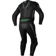 Green Motorcycle Suits Rst S1 CE One Piece Leather Suit Black Grey Neon Green