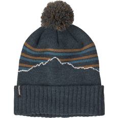 Resirkulert materiale - Unisex Tilbehør Patagonia Fitz Roy Smolder Blue Beanie ONE