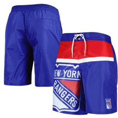 Blue Swimming Trunks Starter Men's Blue New York Rangers Sea Wind Swim Trunks Blue