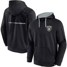 Fanatics Men's Black Las Vegas Raiders Defender Evo Full-Zip Hoodie