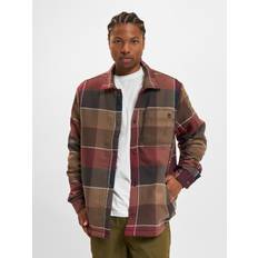 Overshirts - Rot Jacken Timberland Sherpa Lined Plaid Overshirt Braun