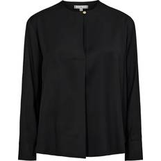 Tommy Hilfiger Bluser Tommy Hilfiger Embossed Button Relaxed Blouse BLACK