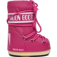 Moon Boot Icon Nylon Snow Boots - Bougainvillea