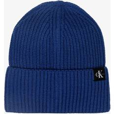 Calvin Klein Accessoarer Calvin Klein Kids' Ribbed Beanie Blue L-XL