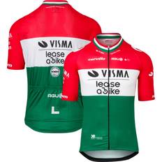 AGU Visma Lease Bike Replica Hungarian Champion 2024 Short Sleeve Jersey