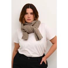 Dame - Naturfarvet Halstørklæde & Sjal Kaffe Curve Halstørklæde kcGemma Scarf Beige