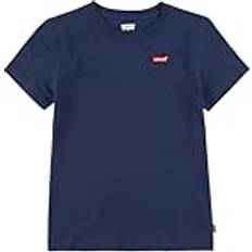 Blue Tops Levi's Boys Cotton Logo T-Shirt - Navy Blue